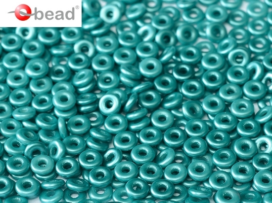 Picture of O Bead 4mm Metallic Emerald x5g