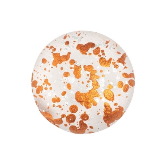 Picture of Cabochons par Puca® 25 mm Crystal Mat Tweedy Gold x1