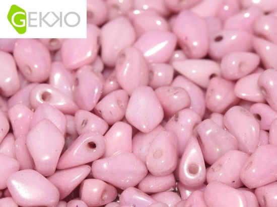 Picture of Gekko® 3x5mm Chalk White Lila Luster x10g