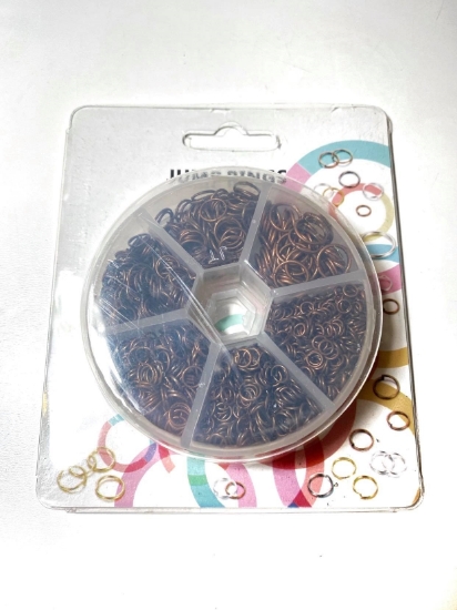 Picture of Jump Ring Mix 4-10mm Copper x1