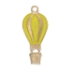 Picture of Charm Balloon 22x10mm Gold Tone Yellow x1