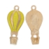 Picture of Charm Balloon 22x10mm Gold Tone Yellow x1