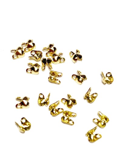 Изображение Ball chain terminators 1.5mm Gold x50