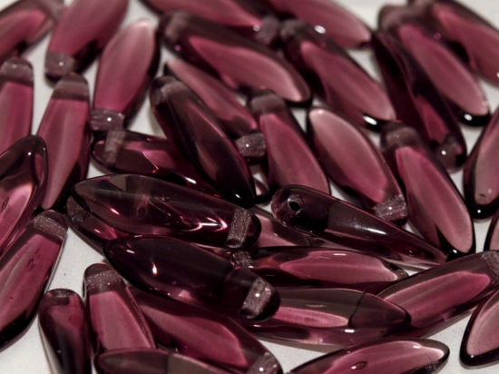Picture of Glass Daggers 5x16mm Amethyst x25