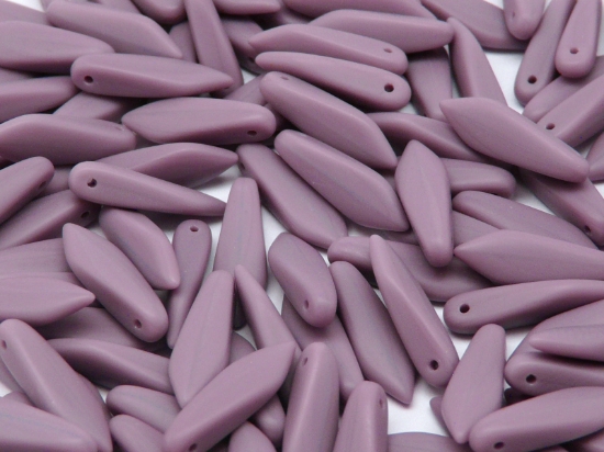 Picture of Glass Daggers 5x16mm Opaque Lilac Mat x25