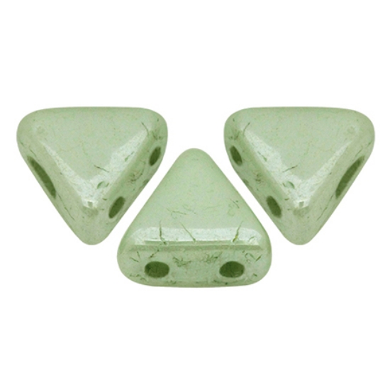 Picture of Khéops® par Puca®  6 mm Opaque Light Green Ceramic Look x10g
