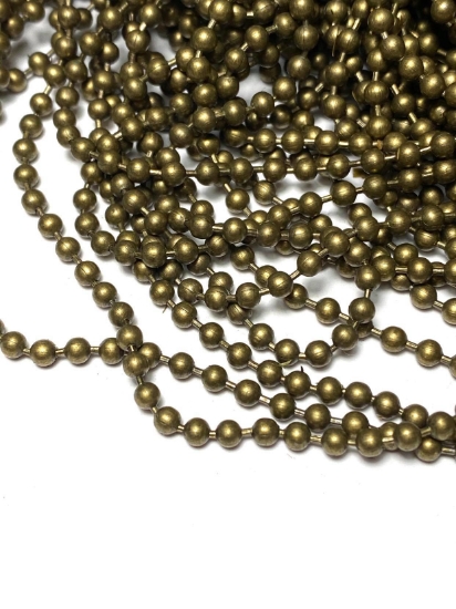 Picture of Ball Chain 3mm Bronze x1m
