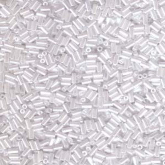Picture of Miyuki Bugles 3mm BGL1-528 White Pearl Ceylon x10g