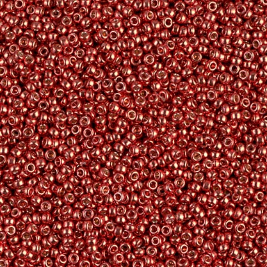 Picture of Miyuki Rocaille 15/0 4208 Duracoat Galvanized Berry x10g