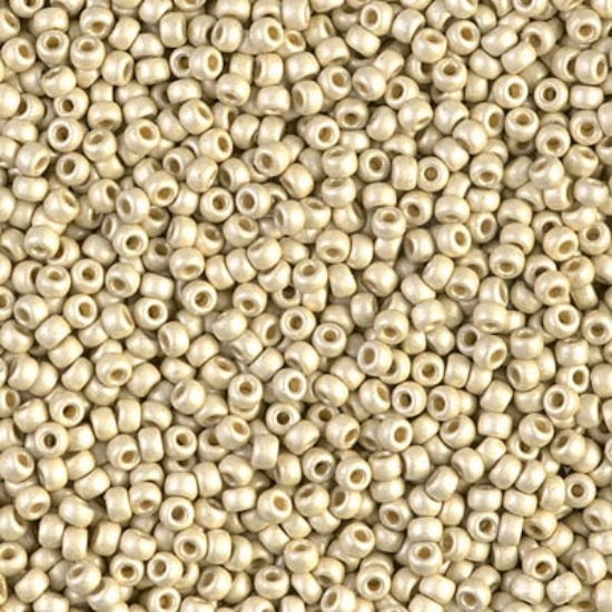 Picture of Miyuki Rocaille 11/0 4201F Duracoat Galvanized Mat Silver x10g