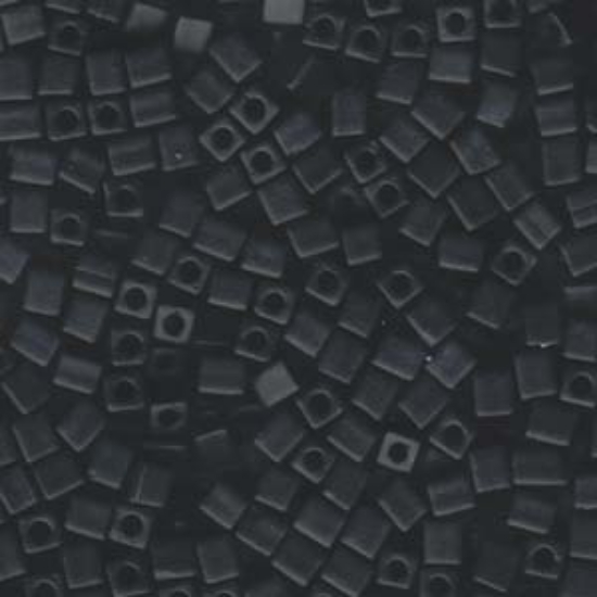 Picture of Miyuki Cubes 4mm SB4-401F Black Mat x10g