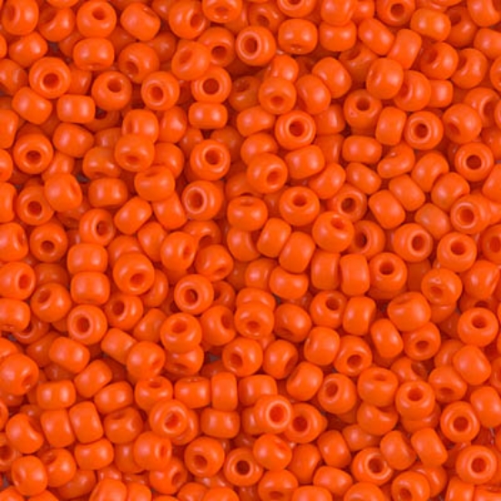 Picture of Miyuki Rocaille 8/0 406 Opaque Orange x10g