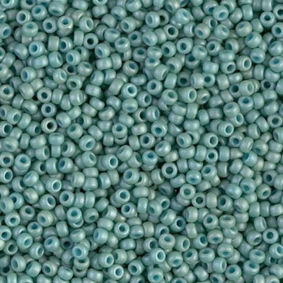 Picture of Miyuki Rocaille 8/0 2028 Opaque Sea Foam Luster Mat x10g