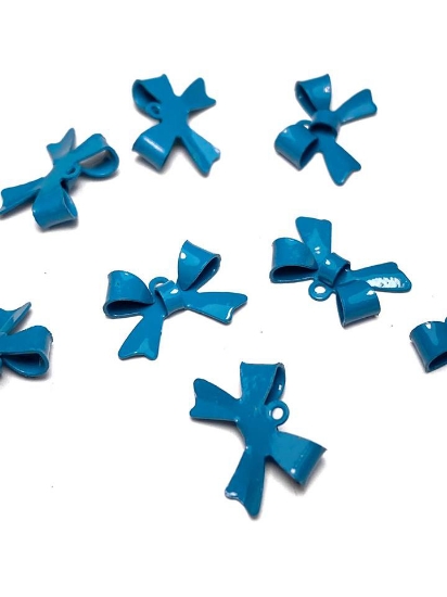Picture of Bowknot 15x10mm Sky Blue x5
