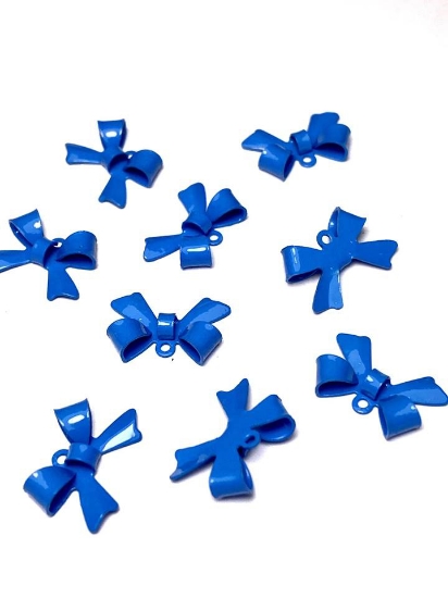 Picture of Bowknot 15x10mm Blue x5