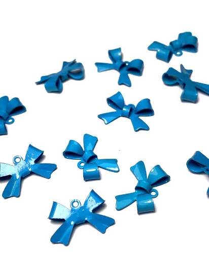 Picture of Bowknot 15x10mm Blue x5