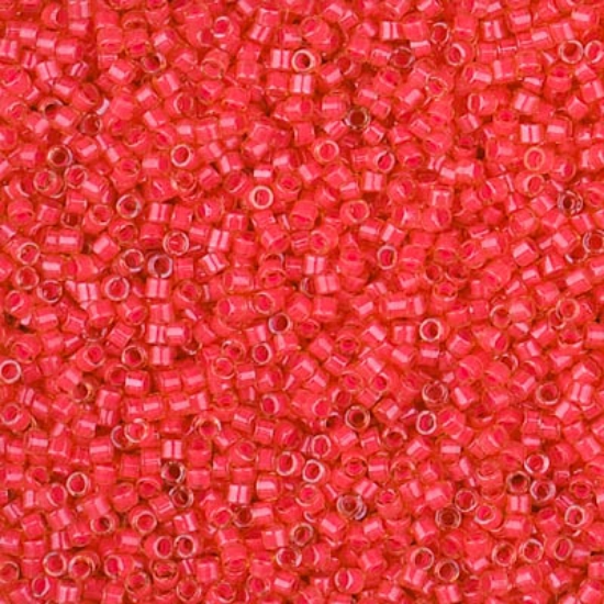 Picture of Miyuki Delica 11/0 DB2051 Luminous Popy Red x10g