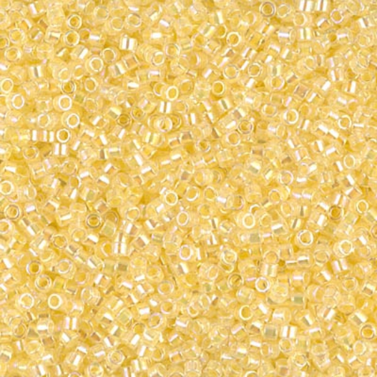Picture of Miyuki Delica 11/0 DB53 Lined Pale Yellow x10g