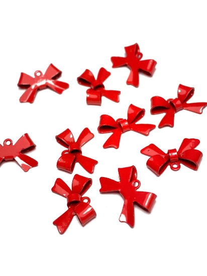Picture of Bowknot 15x10mm Red x5
