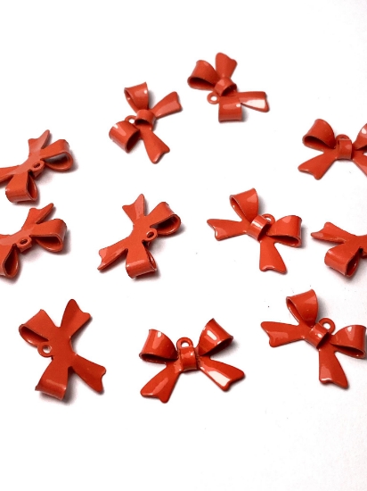 Picture of Bowknot 15x10mm Dark Orange x5