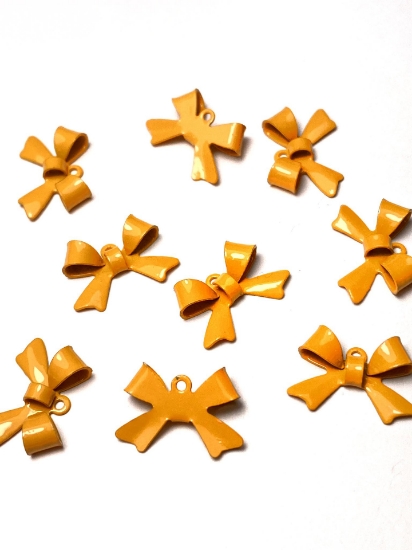 Picture of Bowknot 15x10mm Sunflower x5