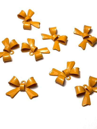 Picture of Bowknot 15x10mm Dark Yellow x5