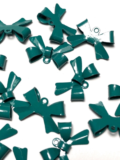 Picture of Bowknot 15x10mm Teal x5
