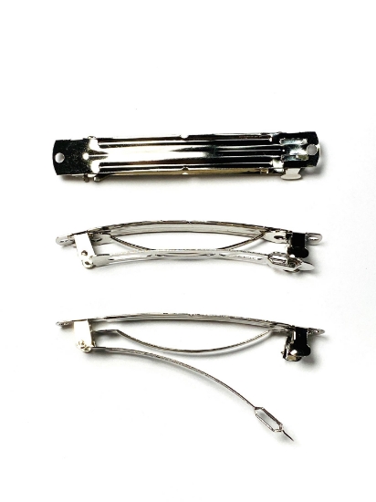 Picture of Barrette 8cm Silver Tone x1