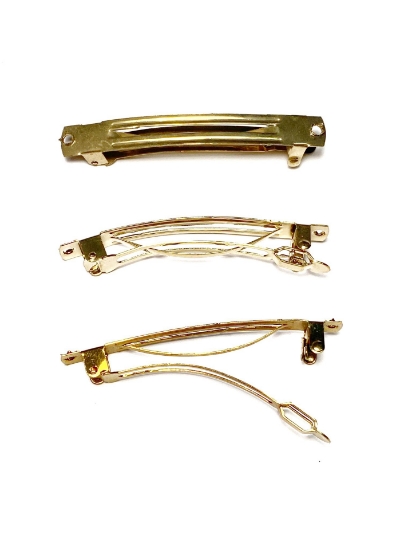 Picture of Barrette 60mm Gold Tone x1