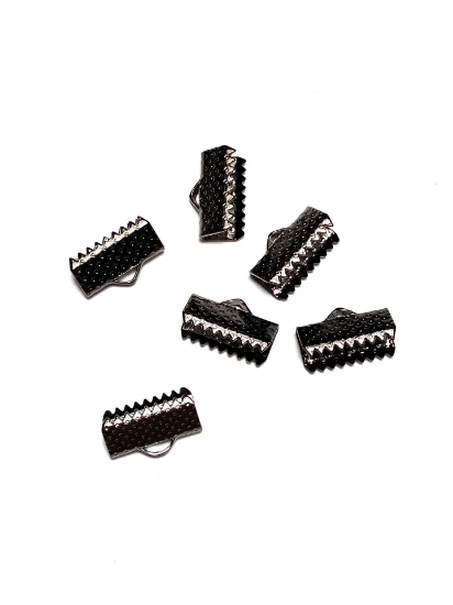 Picture of Flat End Crimp  13mm Gunmetal x20