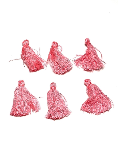 Picture of Tassel 25-30mm Pink x6