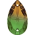 Picture of Swarovski 3230 Pear 18x10mm Fern Green Topaz Blend x1