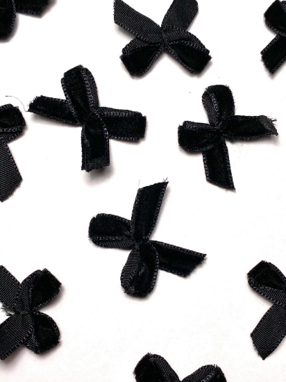 Picture of Bowknot Velvet Black x50
