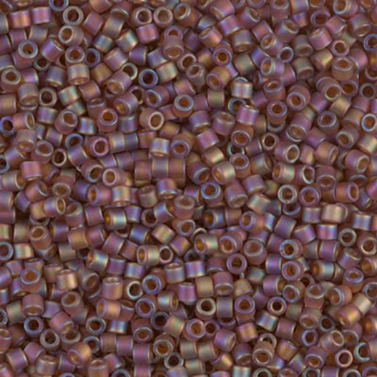 Picture of Miyuki Delica 10/0 DBM853 Light Brown AB Mat x10g