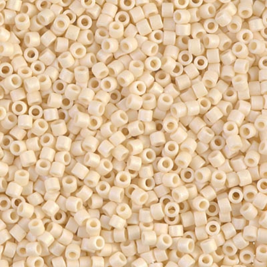 Picture of Miyuki Delica 10/0 DBM883 Opaque Cream AB Mat x10g