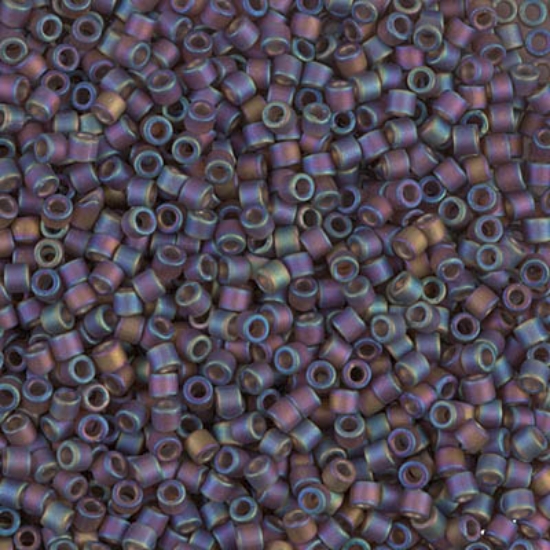 Picture of Miyuki Delica 10/0 DBM865 Brown AB Mat x10g