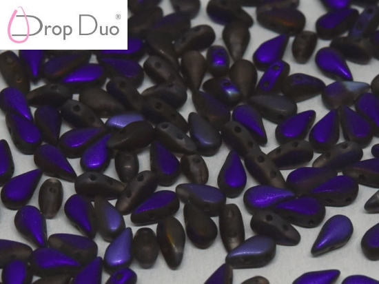 Picture of DropDuo® 3x6mm Crystal Azuro Mat x50