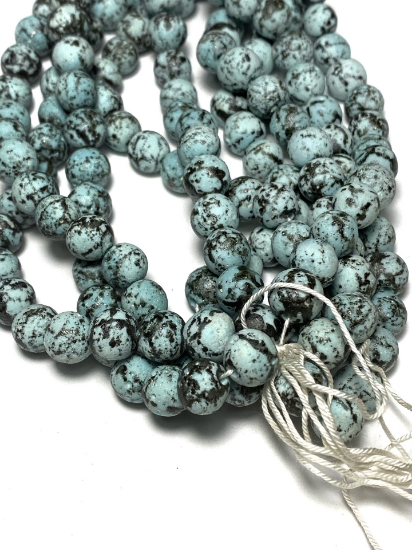 Picture of Vintage Pompei Beads 10mm Sea Blue x25