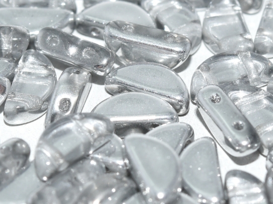 Picture of Semi Circle Beads 5 x 10 mm Crystal Labrador x100