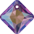 Picture of Swarovski 6431 Princess Cut Pendant 16mm Amethyst Shimmer x1