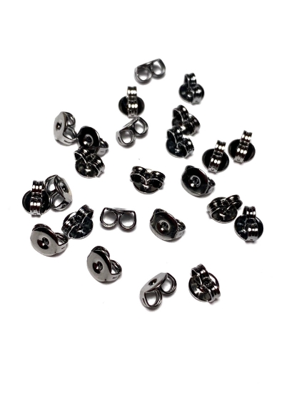 Picture of Ear nut Clutch 4.5mm Gunmetal x100