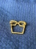 Picture of Vintage Eyeglass Holder 25x25 mm Gold Tone x1