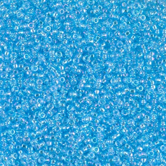 Picture of Miyuki Rocaille 15/0 260 Transparent Aqua AB x10g