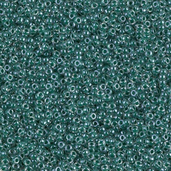 Picture of Miyuki Rocaille 15/0 217 Forest Green Lined Crystal x10g
