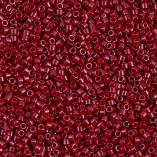 Picture of Miyuki Delica 11/0 DB654 Dyed Opaque Cranberry x10g