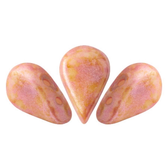 Picture of Amos® by Puca® 5x8mm Opaque Rose Spotted x10g