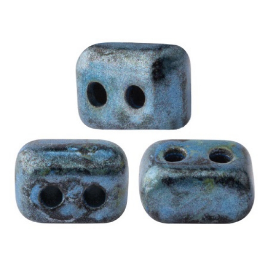 Picture of Ios® par Puca® 5.5x2.5mm Metallic Mat Blue Spotted  x10g