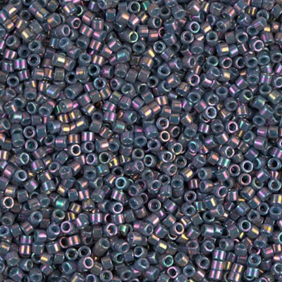 Picture of Miyuki Delica 11/0 DB134 Opaque Purple Gray Luster x10g