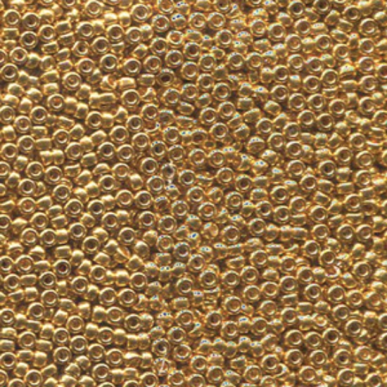 Picture of Miyuki Rocaille 15/0 1054 Galvanized Dark Gold x10g