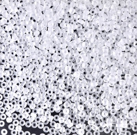 Picture of Miyuki Rocaille 15/0 131F Mat Transparent Crystal x10g
